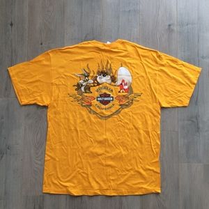 Rare Harley Davidson Looney Tunes Collab 2006 Tee